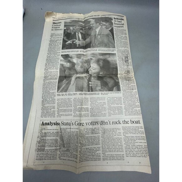 The Sacramento Bee November 8, 2000 ELECTION 2000 IT'S PRESIDENT BUSH READ - Picture 3 of 3
